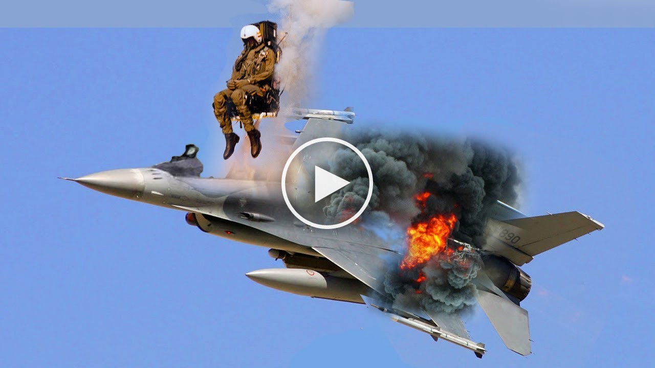 Video Footage Of Pilots Ejecting From Fighter Jets At Last Moment