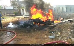 heron indian uav crashed israel made navy gujarat today