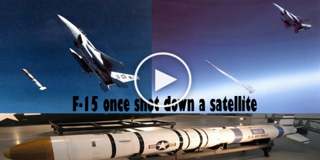 Mcdonnell Douglas F-15 Once Shot Down A Solwind P78-1 Satellite