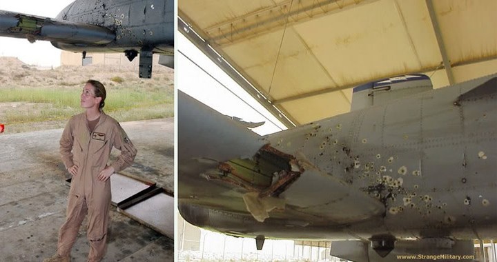 A-10 Women Pilot Successfully landed back a damaged A-10 Warthog