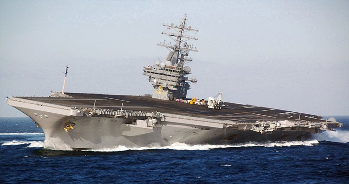 Aircraft carrier high speed maneuvering for extreme rudder tests videos
