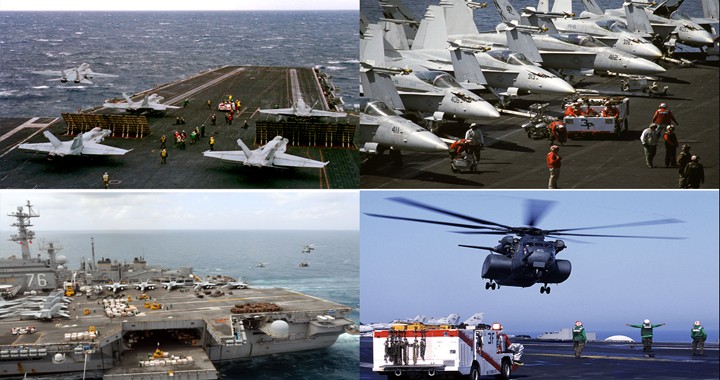 This Is What Happen When An Aircraft Carrier Goes To War