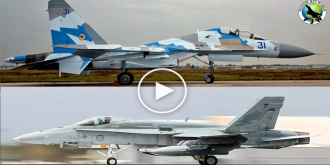 Boeing F18 Super Hornet vs Sukhoi Su-35 Flanker E - Fighter Jets World