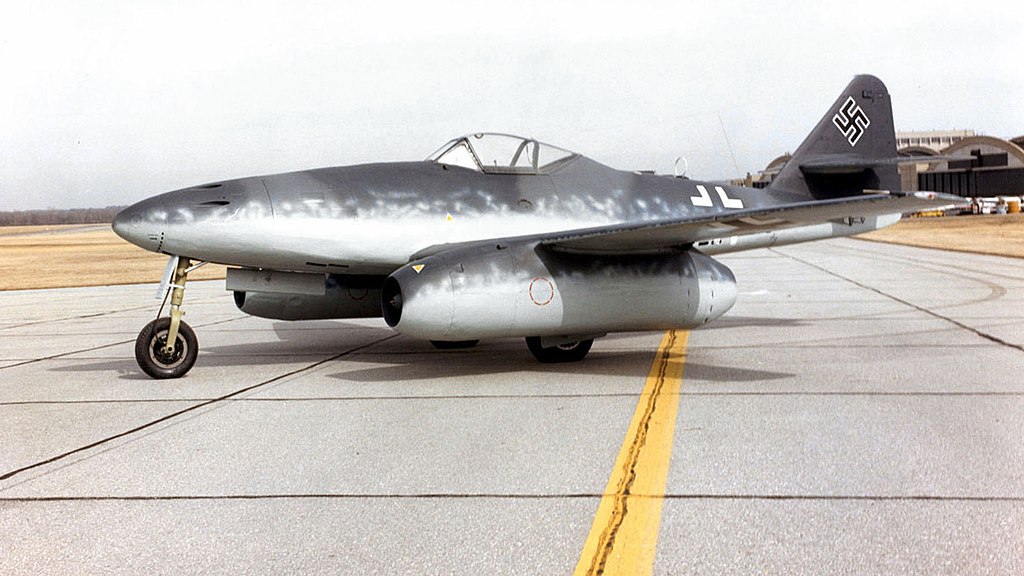 DAYTON, Ohio -- Messerschmitt Me 262A at the National Museum of the United States Air Force. (U.S. Air Force photo)