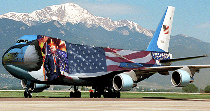 Trump Wants the New Air Force One to be Painted Red, White & Blue