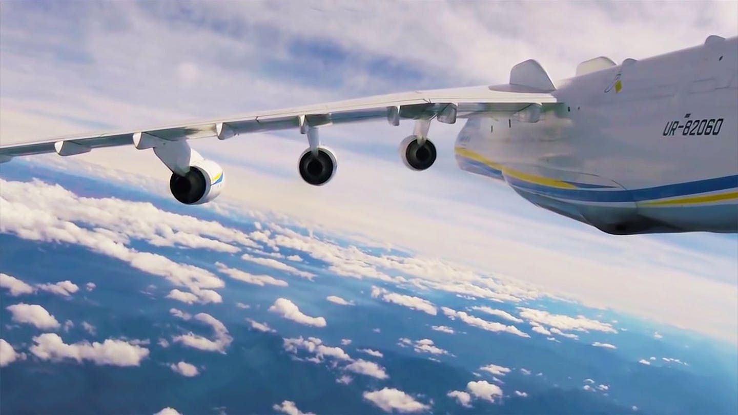 Take An Amazing Flight On The Tail Of The An-225 Mriya