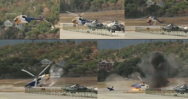 Watch: Mi-8 helicopter crash during air show in Russia