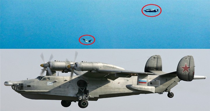 RAF Typhoons Intercepted Russian Navy Beriev Be-12 Amphibian Aircraft