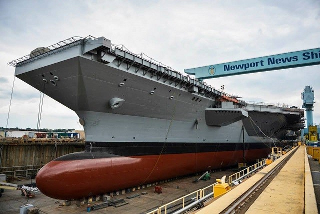 USS John F. Kennedy: America's Next Super Aircraft Carrier Is Almost 50% Complete