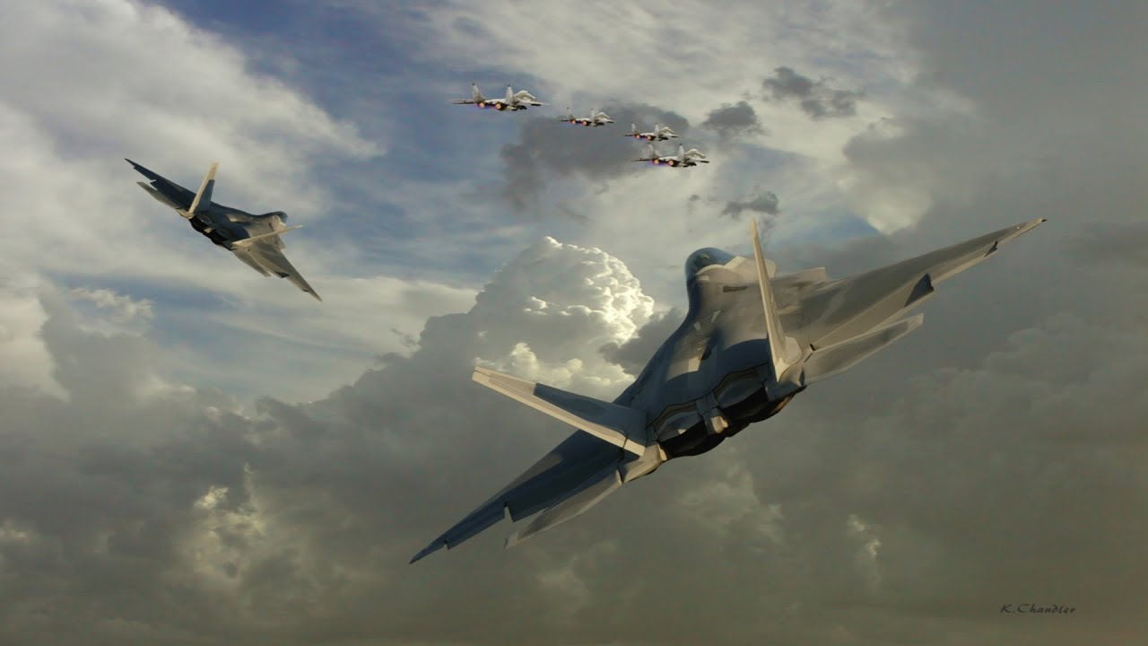 F-22 "deterred" 587 enemy aircraft in their first 'combat surge' over Syria