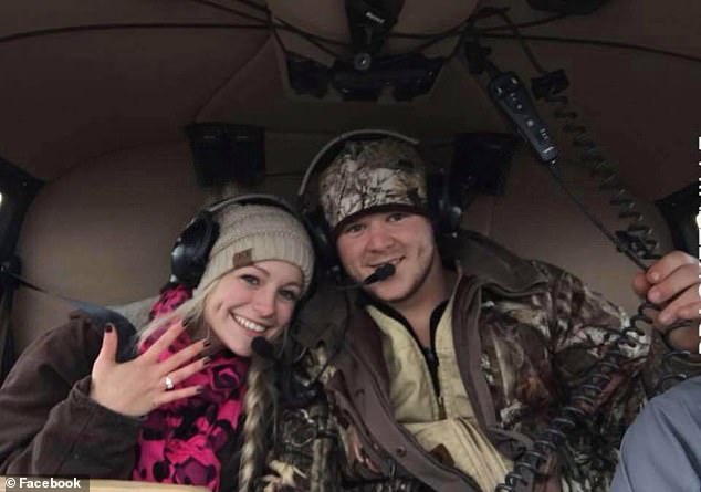 Bailee and Will shared an engagement photo from inside a helicopter after he proposed