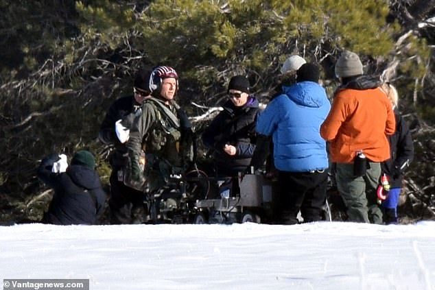 Tom Cruise Runs In Flight Suit through the snow in Lake Tahoe for intense Top Gun 2 scenes
