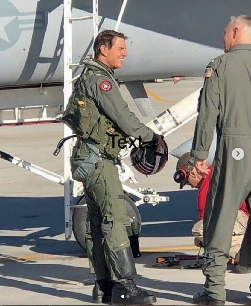 Tom Cruise Reunites With An F-14 Tomcat on Snowy Set in Tahoe In ‘Top Gun 2’