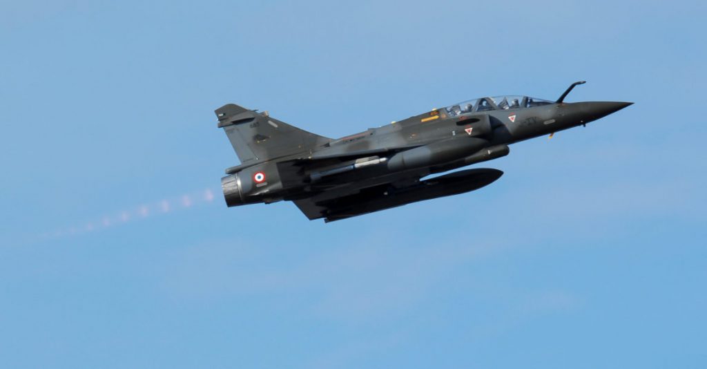 French Air Force Mirage 2000-5F Crashes in a forest near Luxeuil-les-Bains