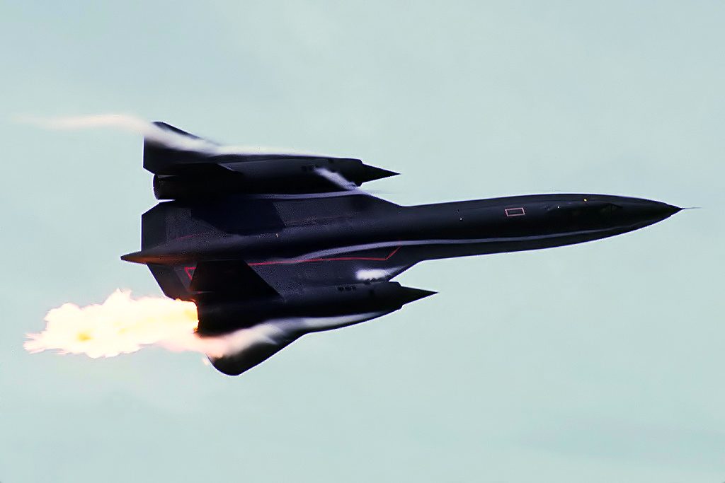 The Story Of SR-71 Blackbird Creating Fireballs During Air Fete Air show 1986