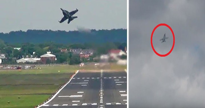 F-18 Super Hornet Pilot Does A " Near Cobra Manoeuvre " With No Thrust Vectoring