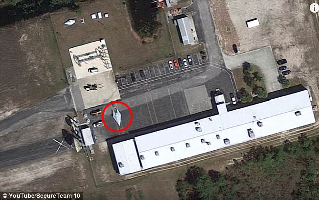 MYSTERY aircraft spotted on Google Earth images of a Florida airbase claims conspiracy theorist Tyler Glockner