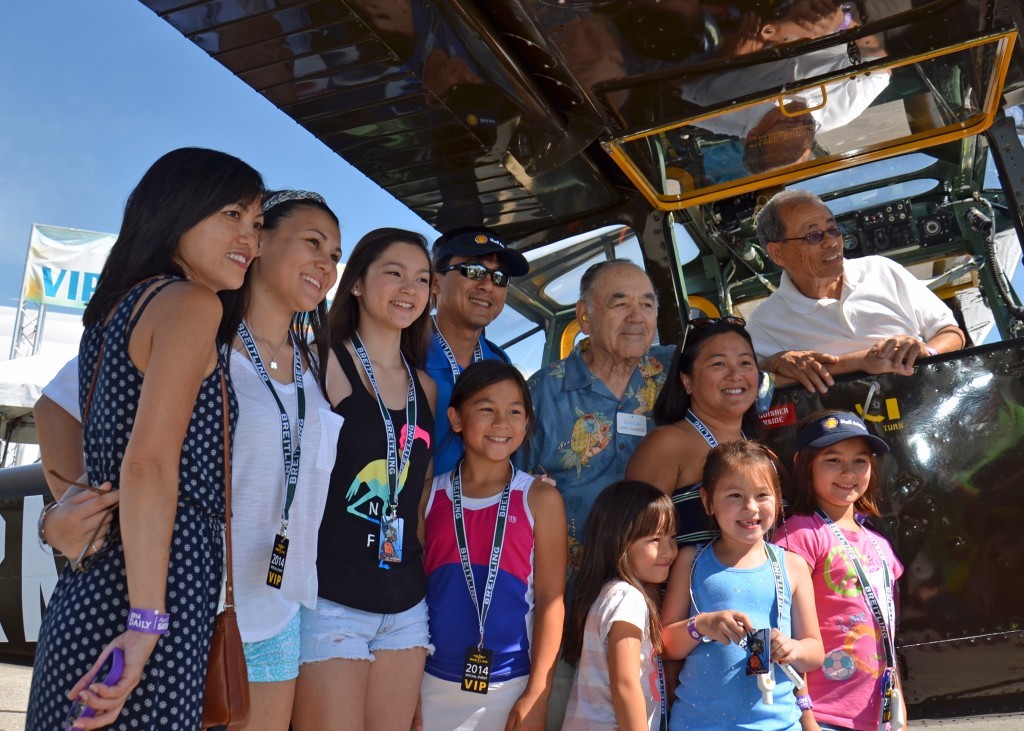 Buang-Ly and Family with Admiral Chambers at the Sun ‘n Fun Expo.