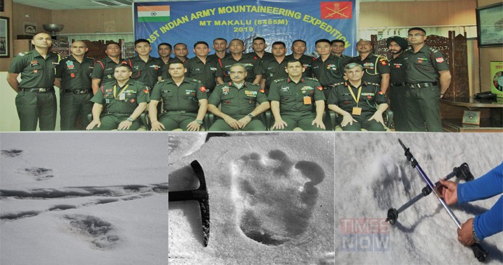 Indian Army claims to have spotted footprints of mythical beast Yeti