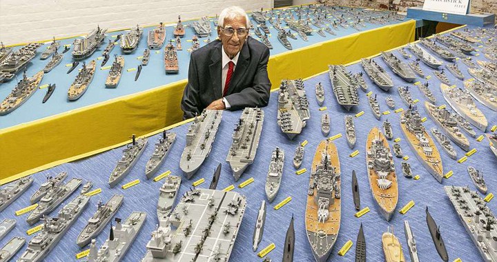 Man Spent 70 YEARS To Build Entire Royal Navy 484 warships Fleet From Over MILLION Matchsticks