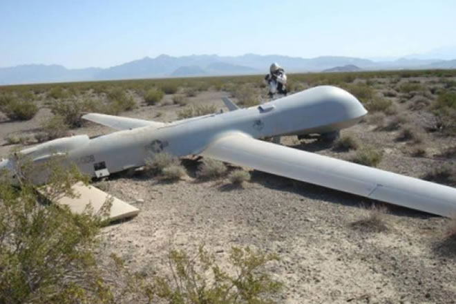 More than 400 large U.S. military drones have crashed since 2001
