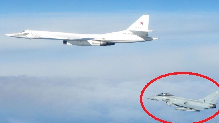 Six RAF Fighter Jets Scrambled To Intercept Russian Aircraft Heading For UK Airspace