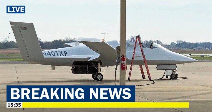 Scaled Composites Stealthy Mystery Jet Spotted At The Navy's Top Flight Test Base