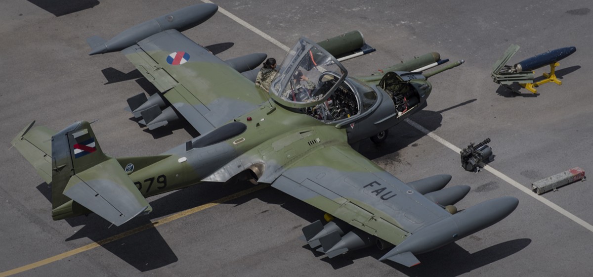 Uruguayan Air Force Cessna A 37b Dragonfly Suffered A Tire Blowout During Landing