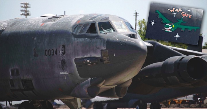 A Sixty year old B-52H Bomber Nicknamed "Wise Guy" resurrected from the Bone Yard