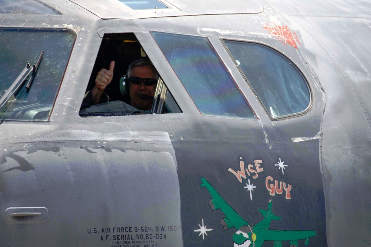 B-52H Bomber Nicknamed Wise Guy a