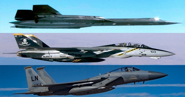 How F-14 & F-15 fighter jets were able to achieve a simulated KILLS against the SR-71 Blackbird