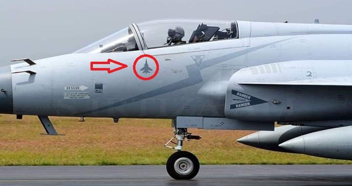 IAF MiG-21 and Su-30MKI fighter jet Kill mark spotted on PAF JF-17 thunder Fighter jets