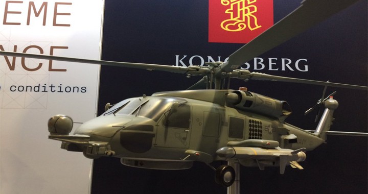 New lethal version of MH-60 Romeo helicopter armed with Naval Strike Missiles unveiled at Sea Air Space 2019 