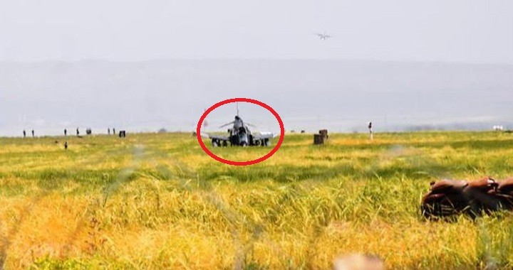 Turkish Air Force F-4E Fighter jet crash during landing at Malatya Erhaç Base