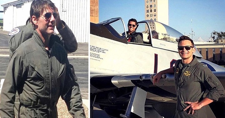 Actor Tom Cruise Fly His Own Aircraft in Top Gun: “Maverick” Movie