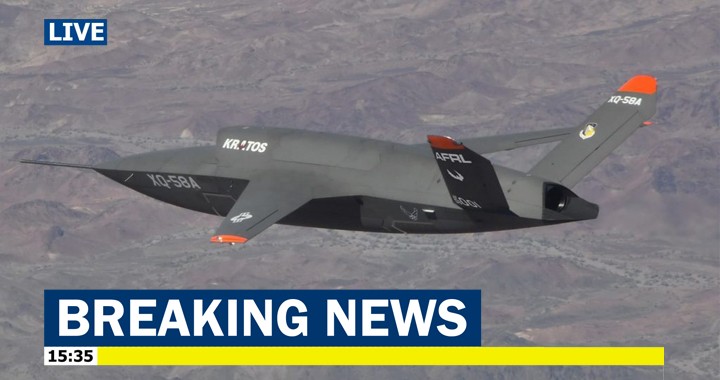 U.S. Air Force’s new XQ-58A Valkyrie stealth Combat Drone makes second flight
