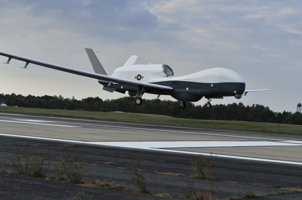 U.S. Navy MQ-4C Triton drone shoot down