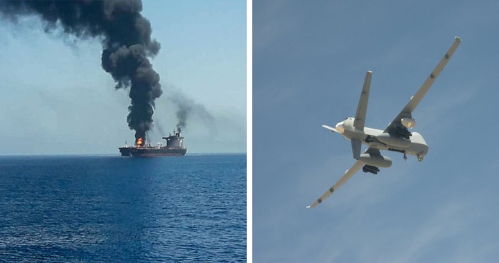 U.S. claims that Iran tried to Shoot Down U.S. Reaper Drone prior to oil tanker attack