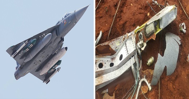 Indian Air Force HAL Tejas fighter jet External fuel tank accidentally Falls Mid Air Over Tamil Nadu