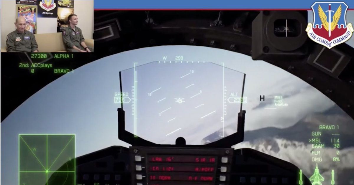 Head of Air Force's Air Combat Command dogfights his son on Twitch in Ace Combat video game