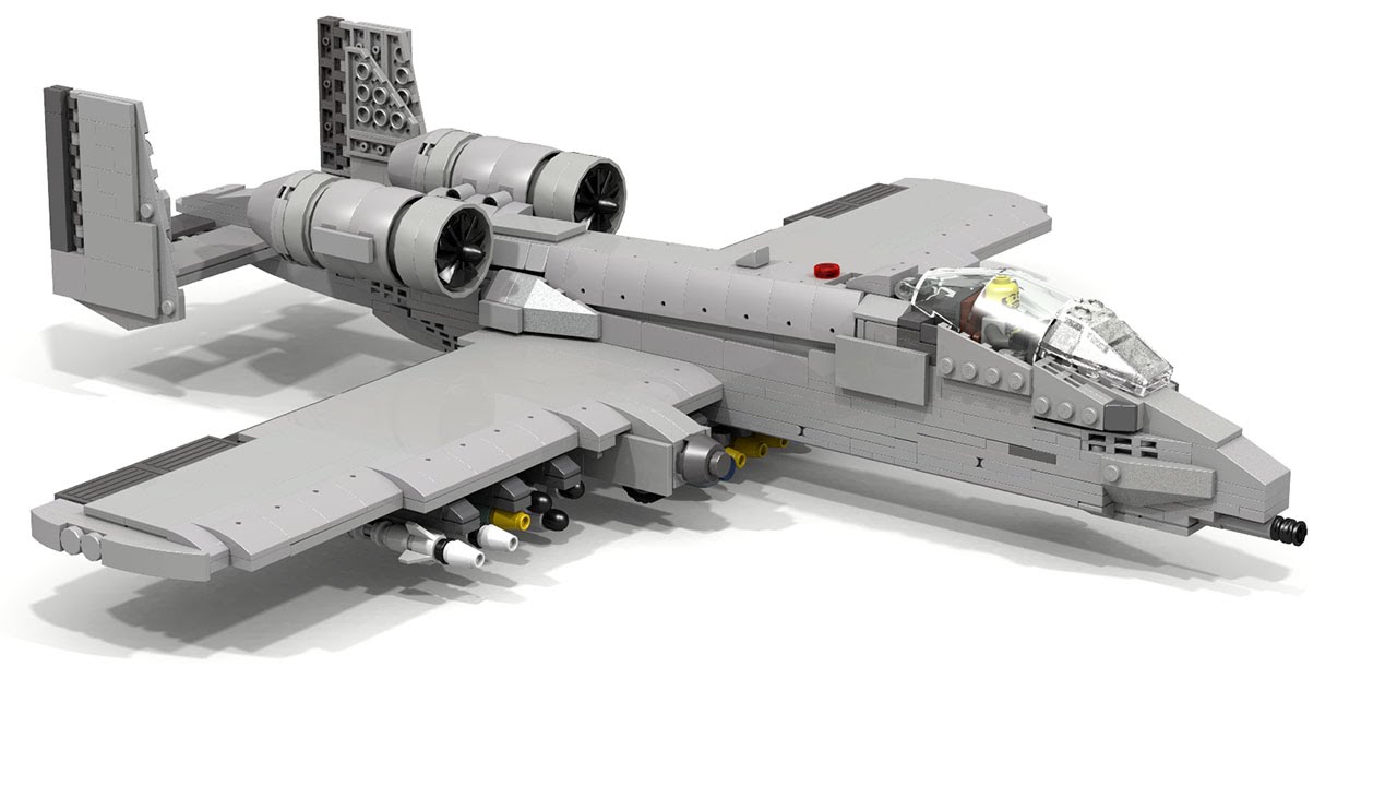 Video Shows How You Can Make An A-10 Warthog Out Of Legos