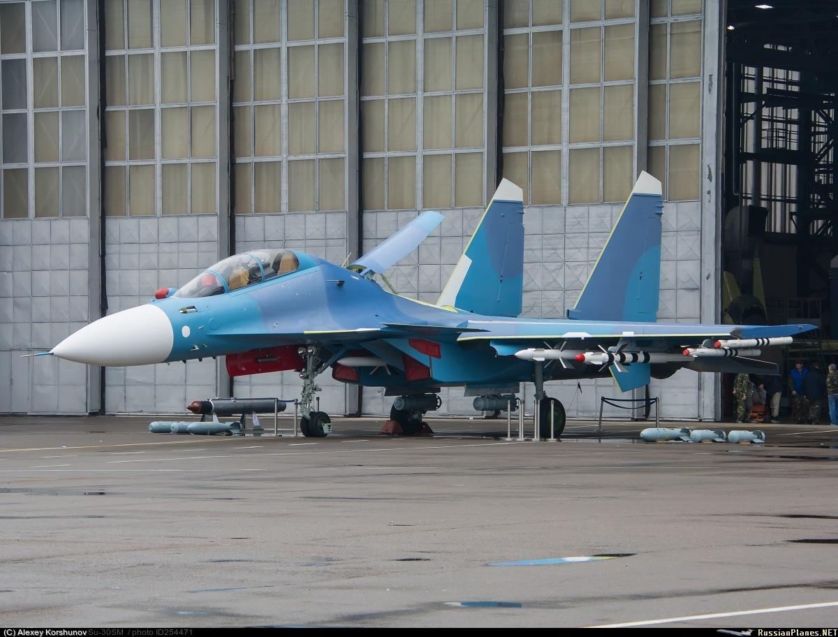 Belarusian Air Force First Sukhoi Su-30SM spotted at Irkutsk Aviation Plant, Russia