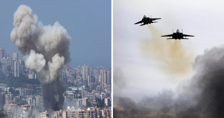 Israeli Air Force Carried Out Air strikes On Palestinian Base In Lebanon