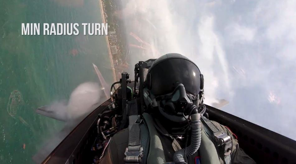 F-22 Raptor Pilot Fly Ten Incredible Death-Defying Maneuvers In A Two Minute Time-Lapse Video