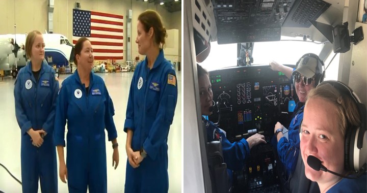 Women Hurricane Hunters: First all-female crew flies into Hurricane Dorian on NOAA recon mission
