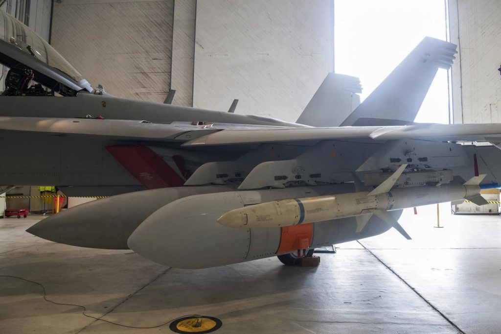 Raytheon unveils EA-18G Growler new high-capacity and high-power airborne electronic attack weapon system 