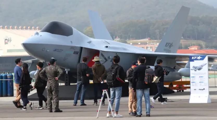 South Korea Unveils Full-Scale Mock-up Of KF-X Fighter Jet At Seoul ADEX 2019