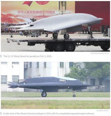 China Unveiled New GJ-11 Sharp Sword Stealth Bomber UCAV