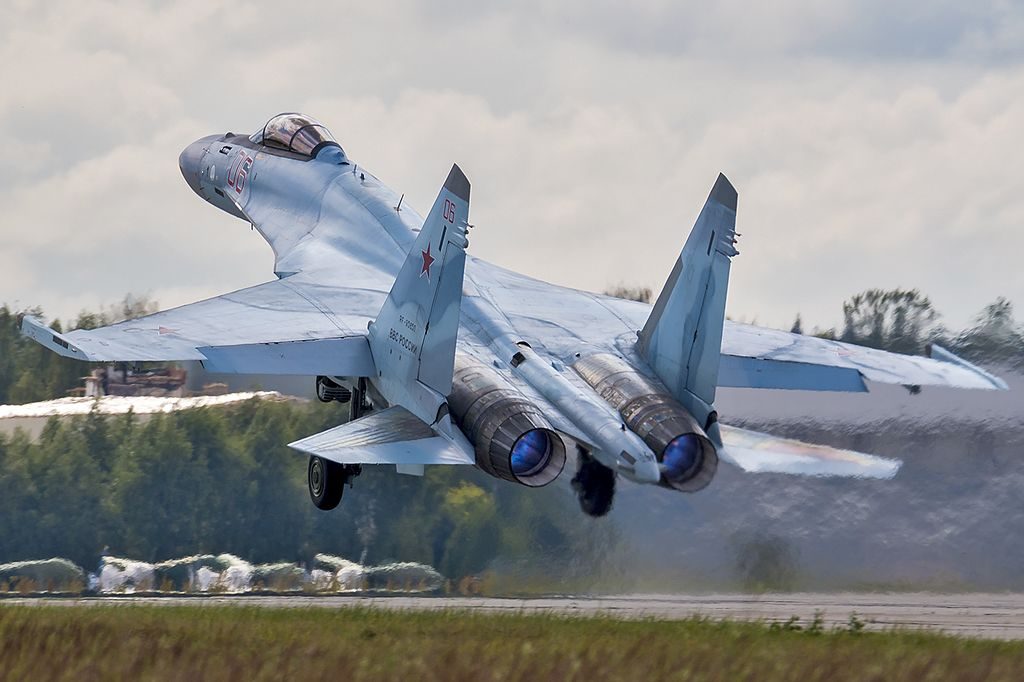 Russian Air Force Sukhoi Su-35 Crashes Into The Sea Of Okhotsk