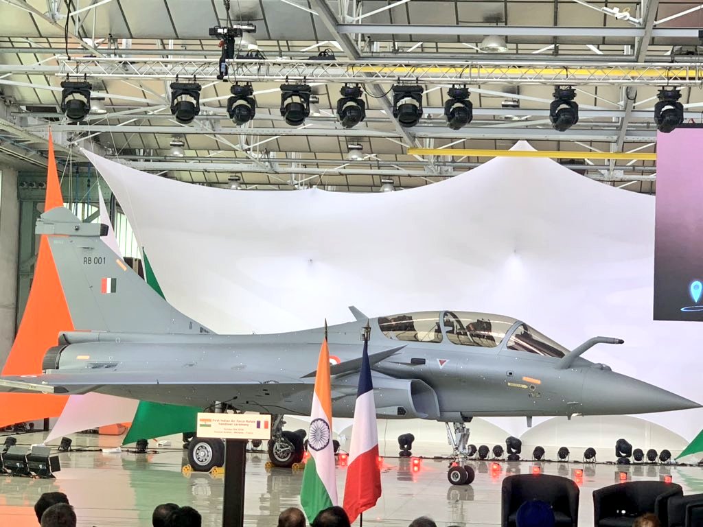 IAF Rafale Induction: India Officially Received First Dassault Rafale Fighter Jet From France